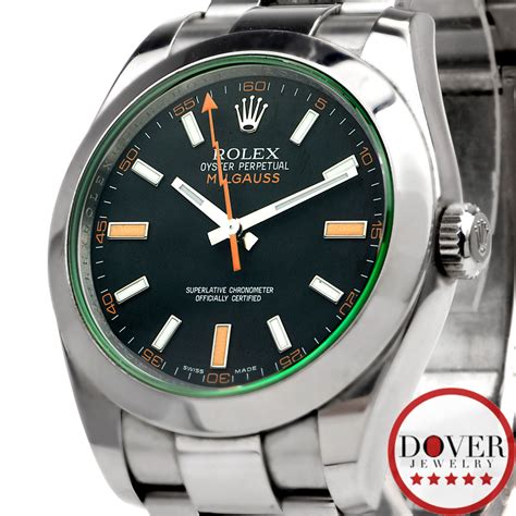 rolex milgauss green ebay